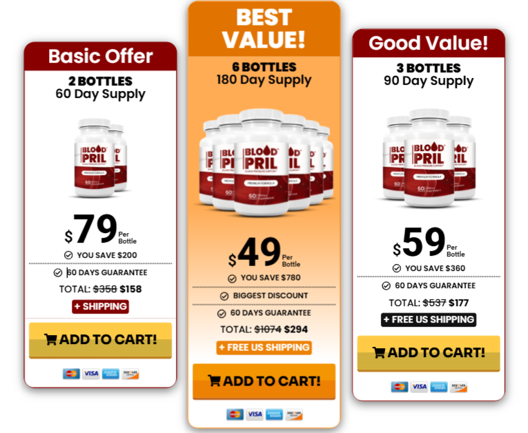 BloodPril 6 bottles
